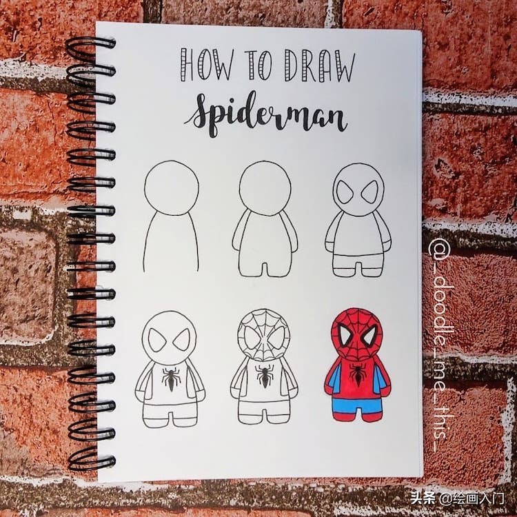 小猪佩奇和小猪乔治的卡通简笔画,绘画一年级简单又漂亮简笔画