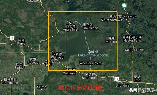 美加国界为什么是北纬49度,美加国界线笔直北纬