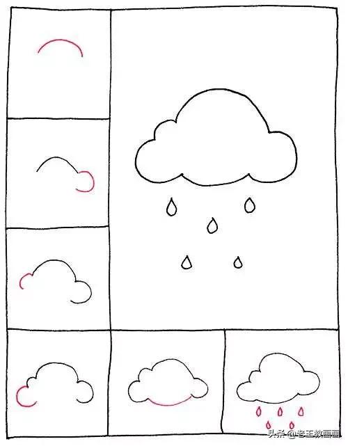 最简单的简笔画教程,超简单儿童简笔画入门初学