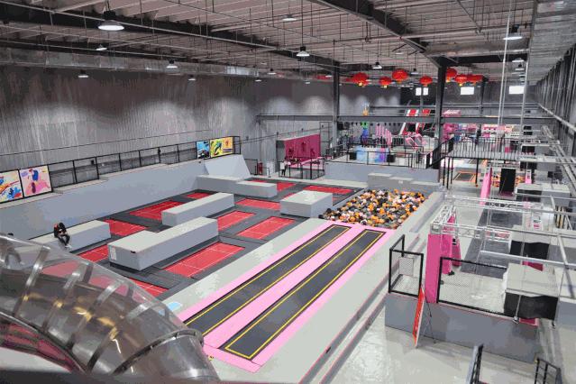 天津北辰区蹦床主题公园,天津口袋屋蹦床公园