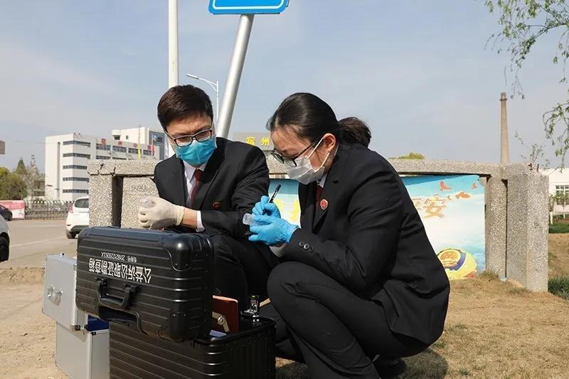 【基层动态】埇桥|公益诉讼：快速检测实验室上线“发威”！