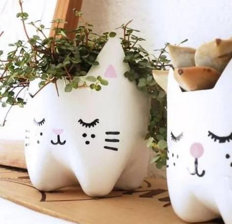 改造废弃塑料瓶做花盆,废弃塑料瓶做花盆教程简单