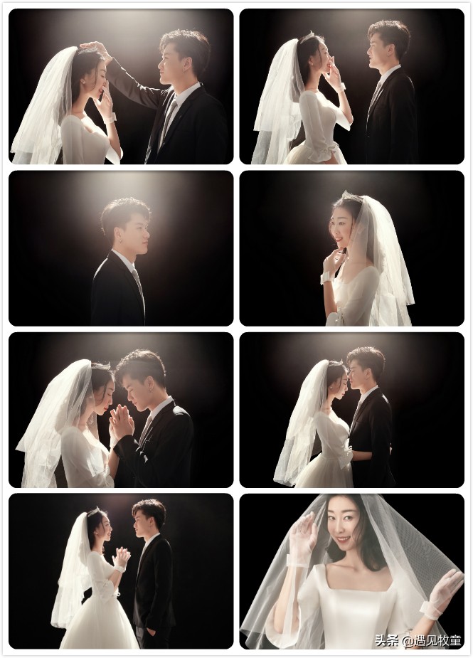 9组室内婚纱照风格,9组婚纱照风格你最喜欢哪一组