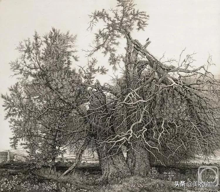 德国风景素描大全,东欧风景素描