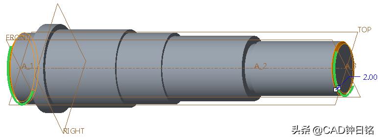 proe阶梯轴,creoproe阶梯轴怎么设计