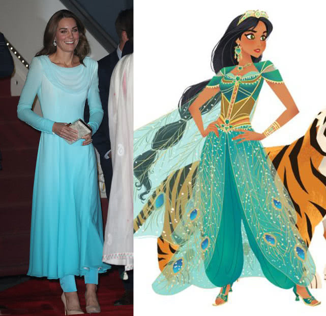 凯特王妃用珍珠再次惊艳世界,凯特王妃到访巴基斯坦脱鞋