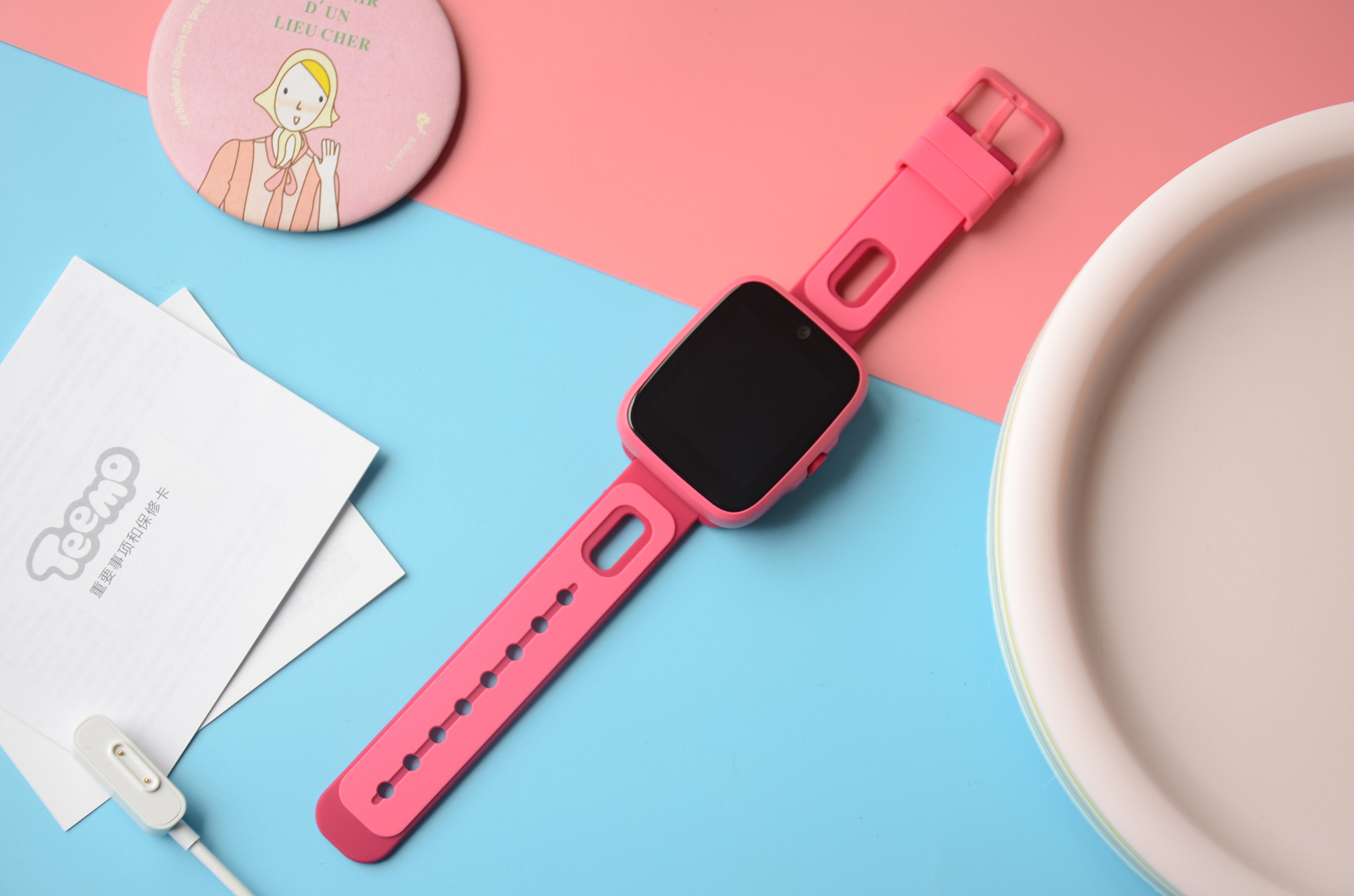 电话手表k1测评,糖猫k1智能电话手表