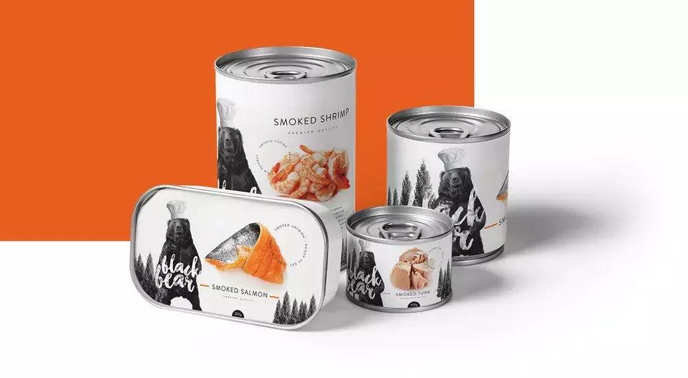 海鲜产品设计效果图,中国风海鲜包装设计