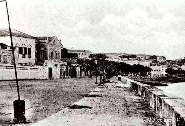 曾经的小澳门老照片,澳门老炮台照片