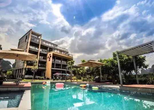 阳朔带潜水池价格适中的酒店,阳朔旅游比较方便的酒店