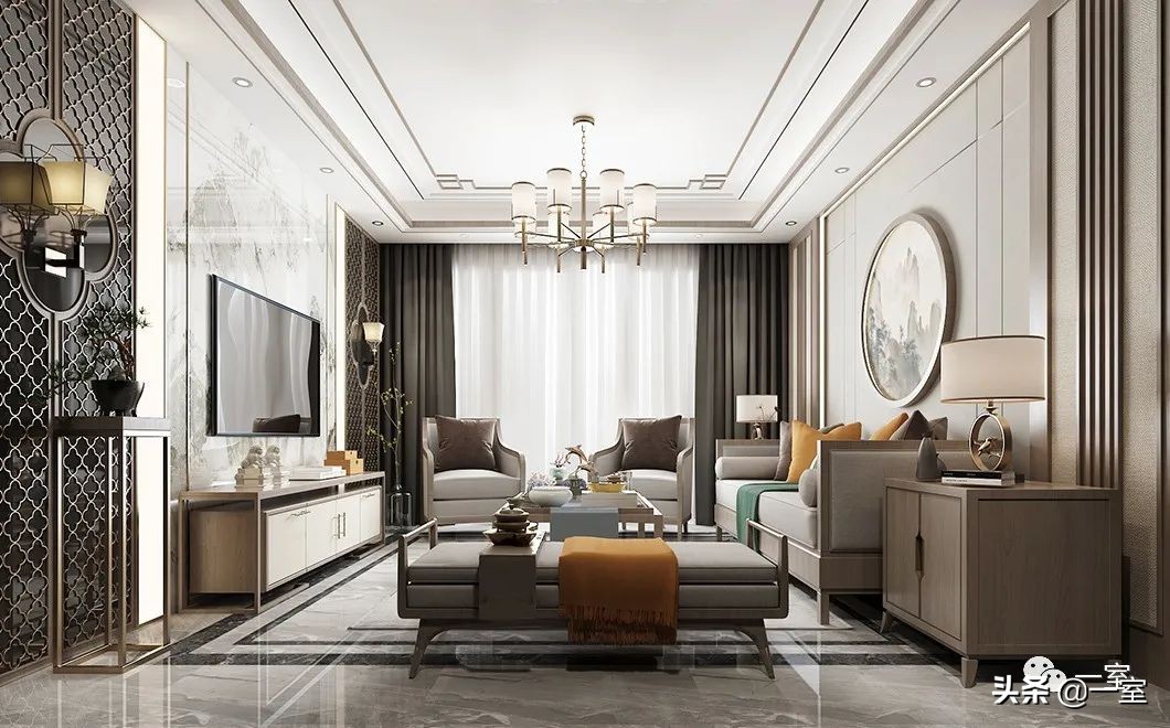 客厅背景墙设计260例,现代风背景墙作品