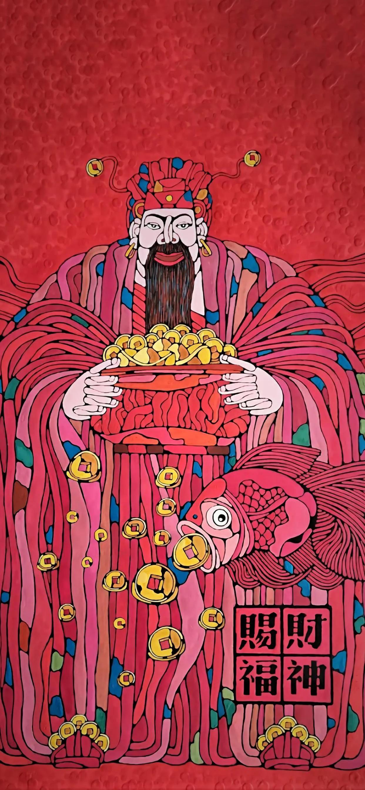 财神120帧8k蓝光超清壁纸,2022顺风顺水顺财神的壁纸