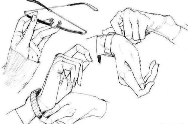动漫人物手怎么画,画动漫人物手的画法
