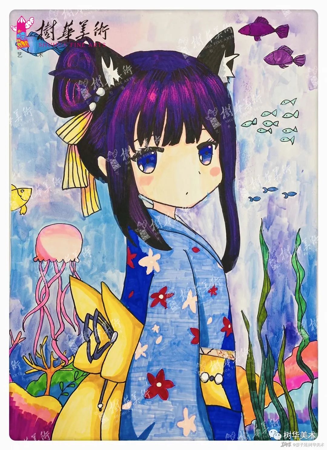 学员作品画展,画展动漫二次元