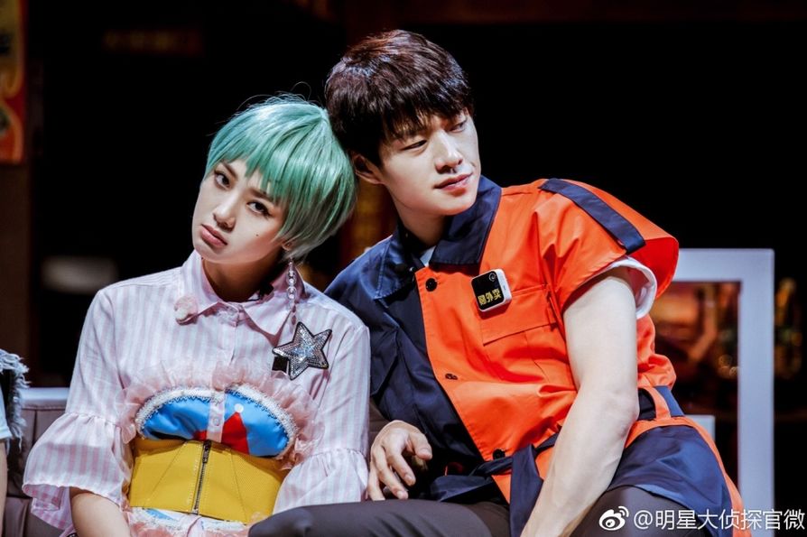 明星大侦探鬼鬼出糗,鬼鬼录制明星大侦探