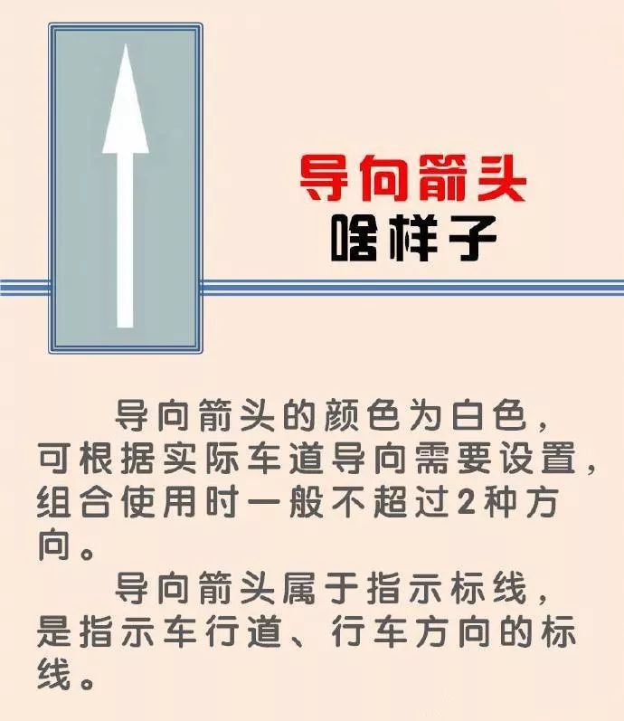 路上画的箭头代表什么,道路指示3米箭头怎么画