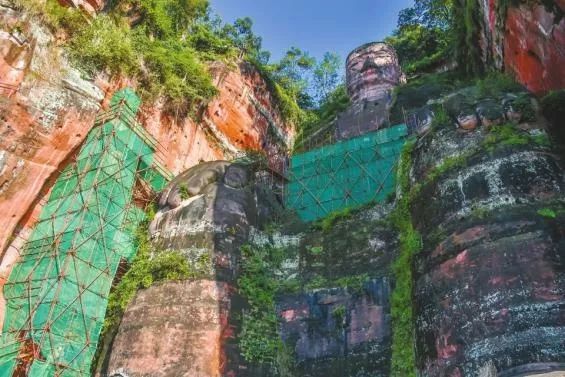 乐山大佛考察过程,乐山大佛体检成功了吗