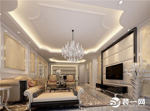 流行的欧式电视墙装修效果图大全,欧式电视墙风格装修效果图