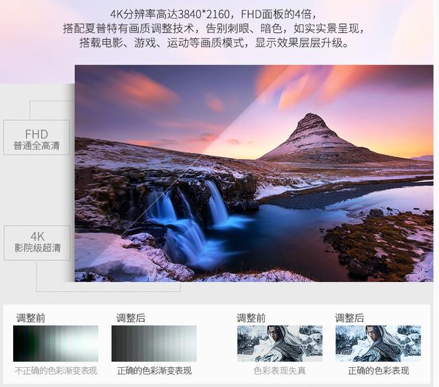夏普电视机65寸4k超清2018年,夏普电视50寸4k超薄