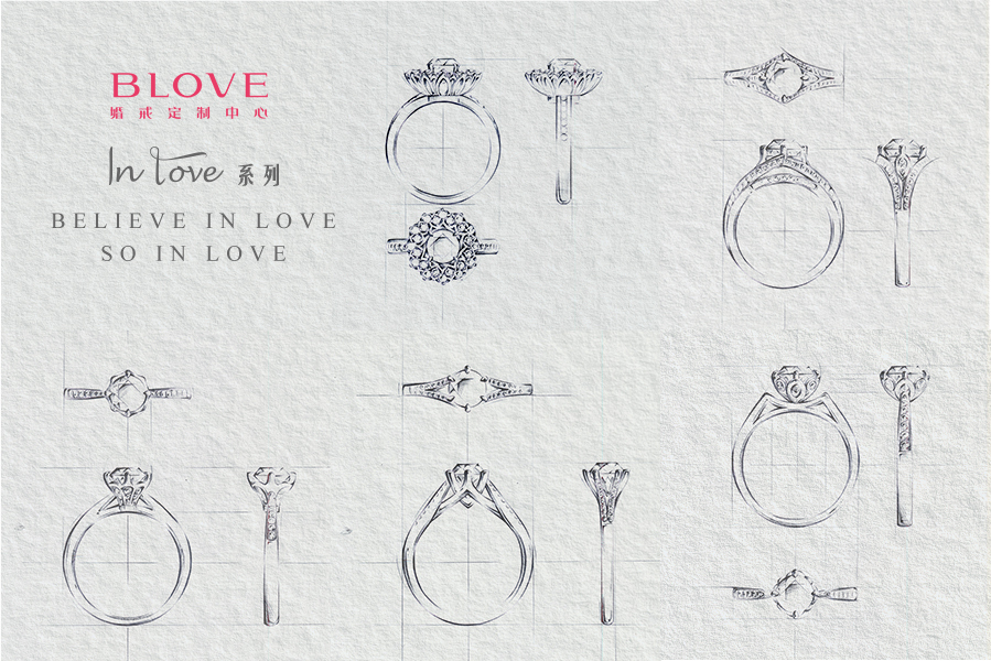BLOVE联合国际铂金协会,PGI推出INLOVE铂金婚戒系列，知名艺人颖儿倾情演绎