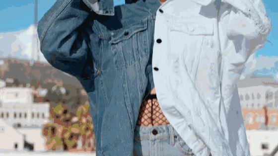 惊喜很多的衣服,今年最流行大版牛仔外套