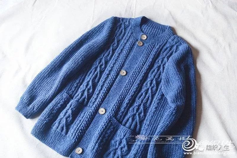 男士大牌粗线棒针宽松开衫,梅花男士棒针开衫