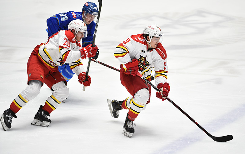 KHL—伦德破门叶劲光梅开二度万科龙队史客场首胜阿斯塔纳雪豹