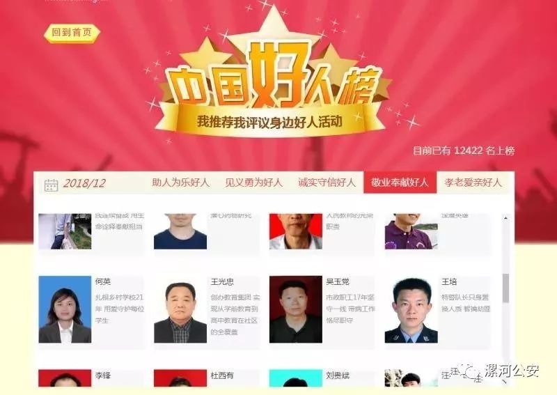 漯河英雄特警王培荣登中国好人榜