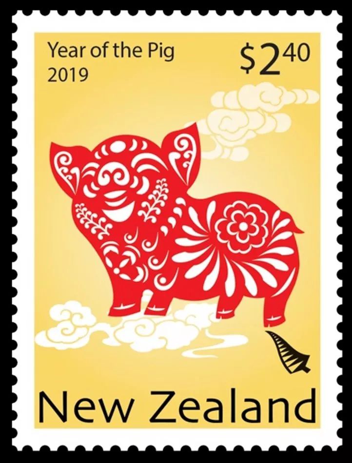 2019猪年生肖邮票整版多少钱,2019年联合国猪年生肖邮票