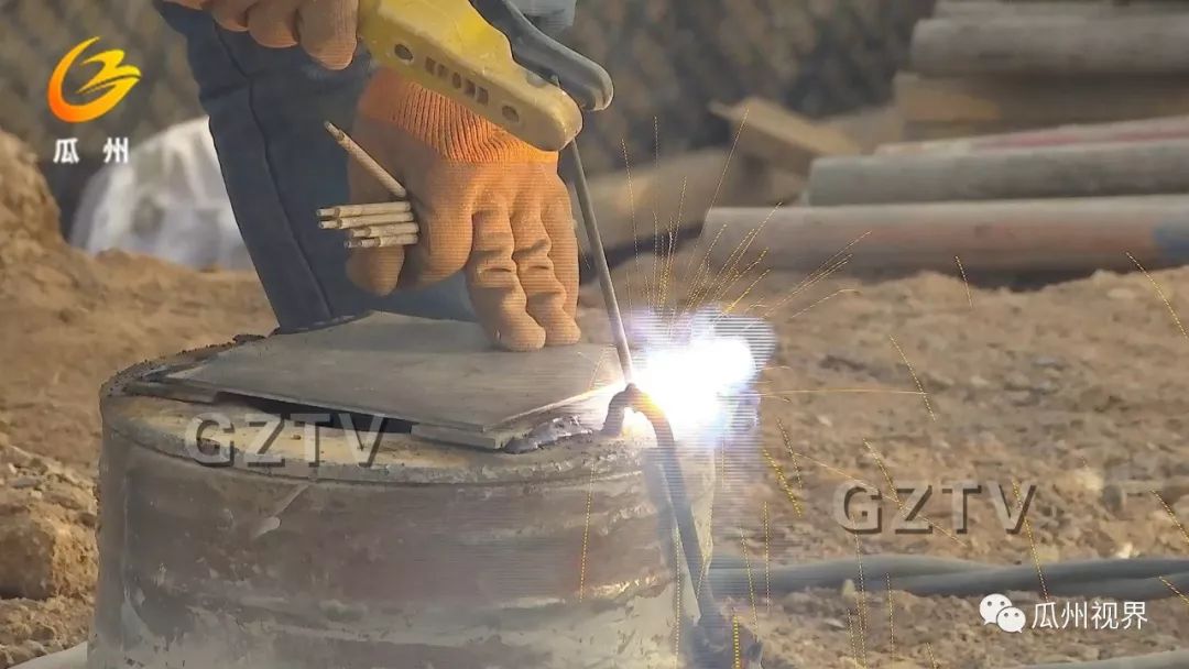 瓜州：冒严寒，克服低温困难，加快项目建设，他们这样干