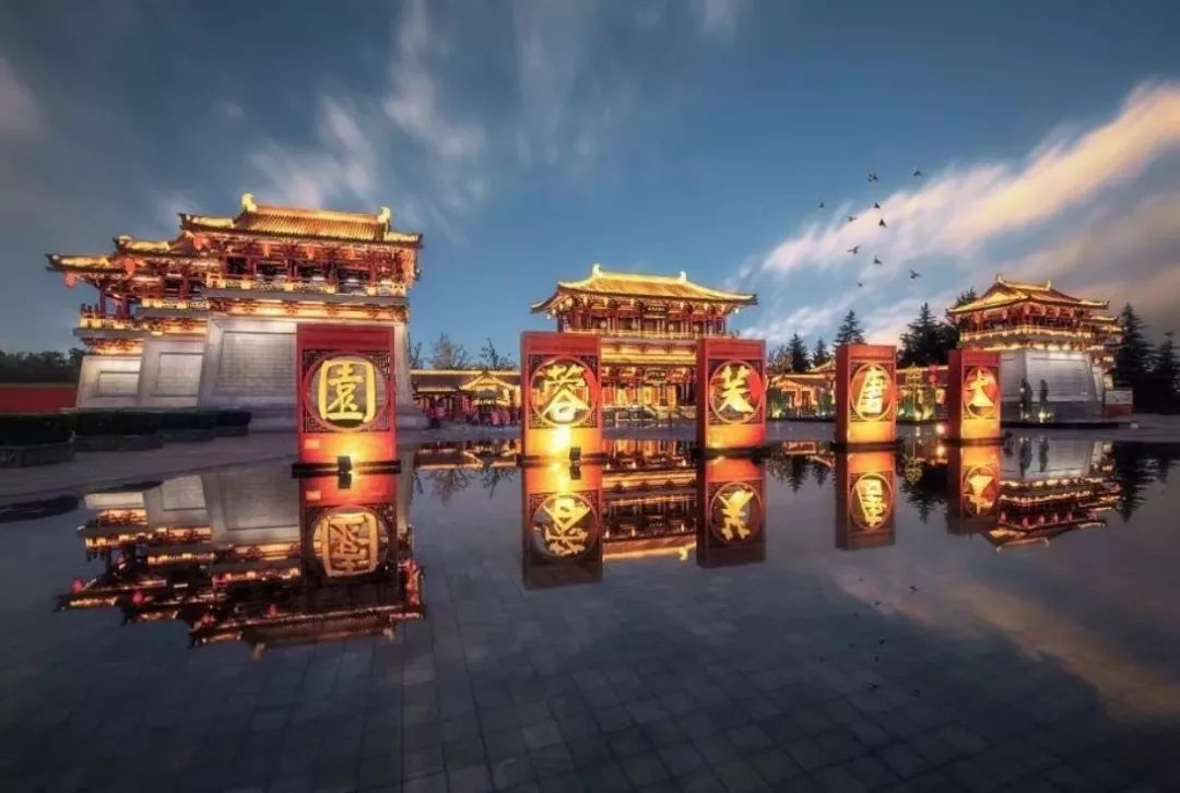 西安动物园旅游手绘示意图,最美的西安公园风景图