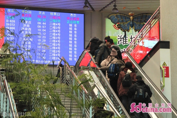 铁路春运潍坊,潍坊火车站春运期间加开临客