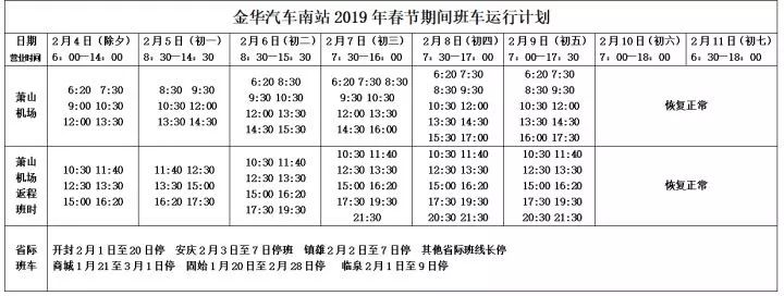 金华客运西站发车时间表,扩散新化哪些长途班车已开通