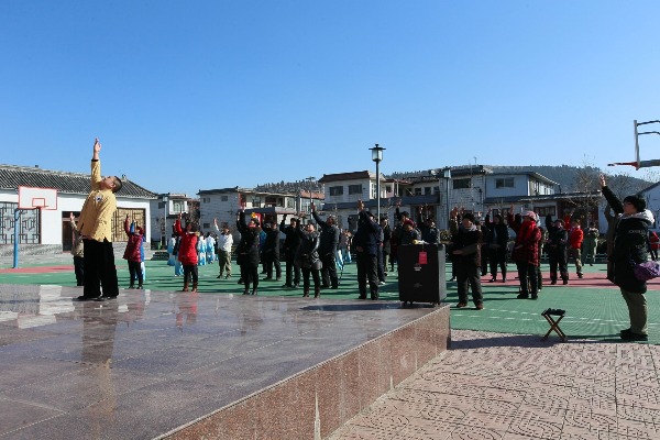 健康过大年！村里来了六艺太极拳志愿服务队