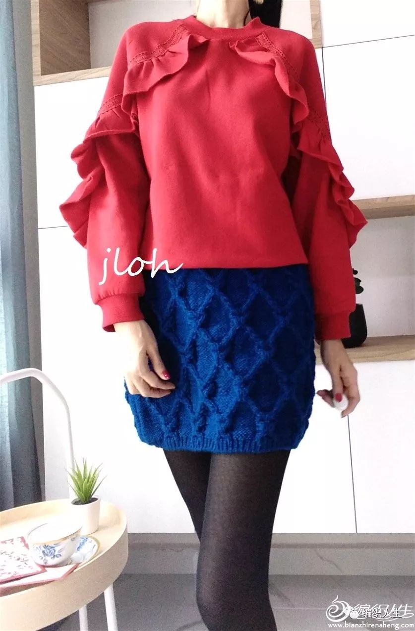 织小麻花短裙,麻花针织连衣短裙