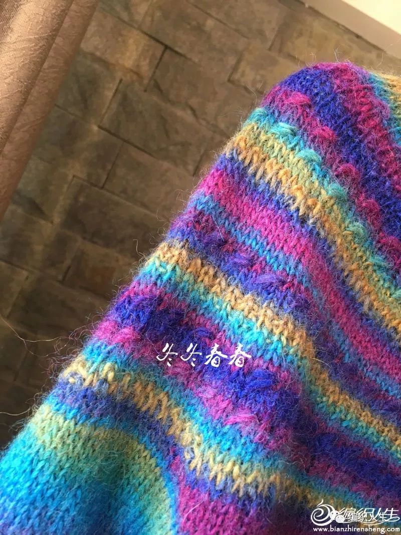 杂志款秋香黄棒针套头款毛衣图解,小姑娘套头插肩袖毛衣教程