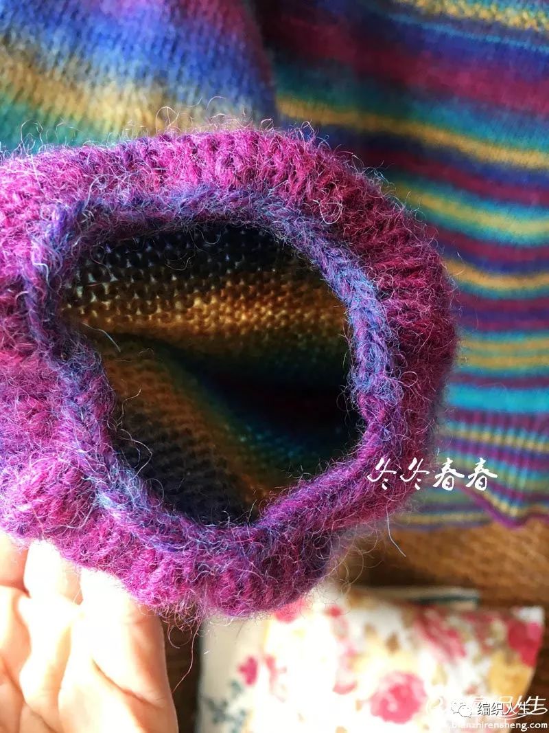 杂志款秋香黄棒针套头款毛衣图解,小姑娘套头插肩袖毛衣教程