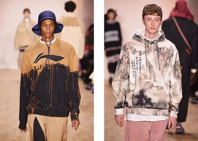 lining李宁2019纽约时装周v8彩色,李宁品牌热潮