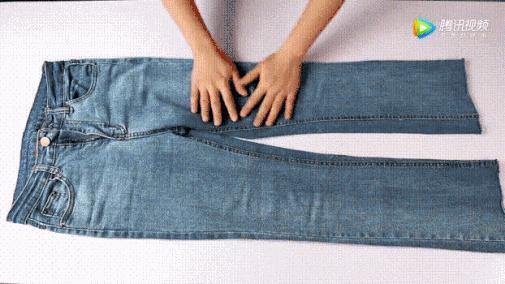 秋冬外套折叠收纳方法,阔腿裤的折叠方法秋冬