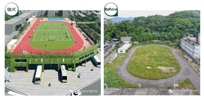 天桥健身中心地下停车场,天桥天台