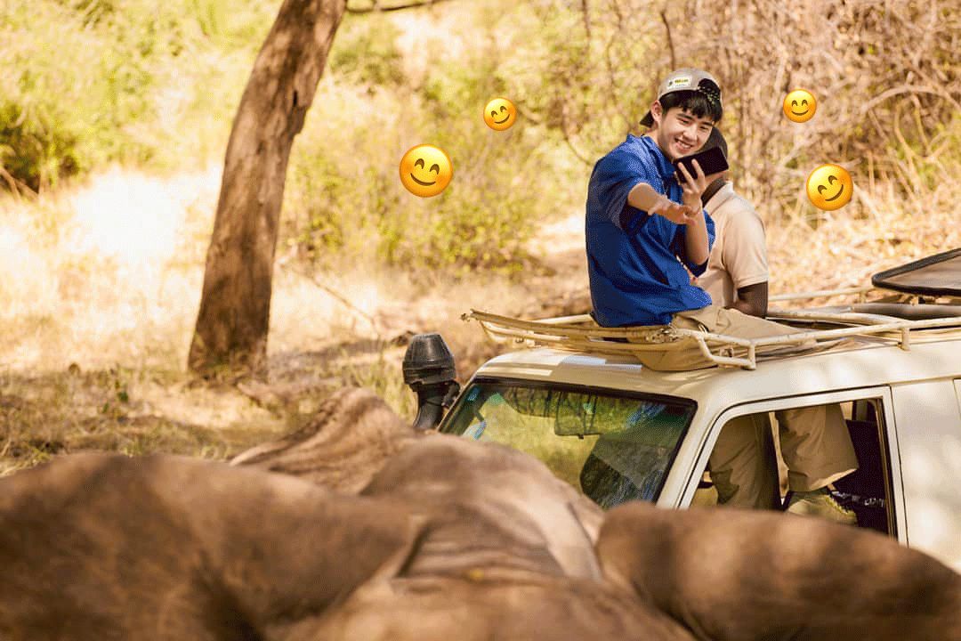 跟刘昊然在非洲过了6天5夜，发现他其实就是个话痨加多动症啊……