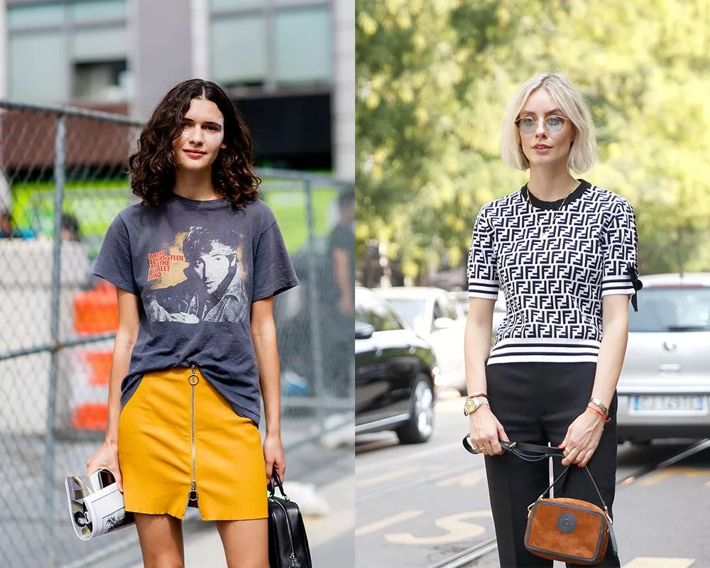 刘雯*服私**里出镜率最高的三种风格短袖，就这么穿了