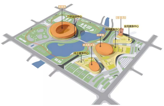 临沂最大的体育中心,临沂市全民健身中心体育公园