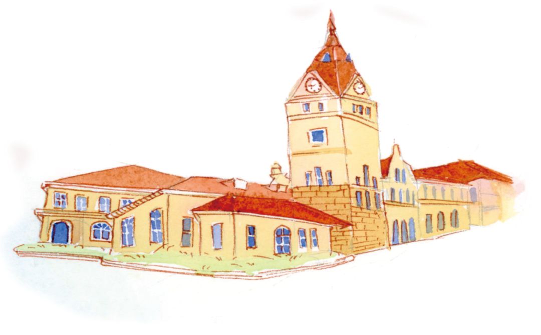 青岛地铁手绘画,青岛旅游攻略不打车怎么去