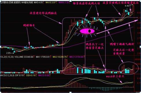 老鸭头上涨最佳买点,千金难买老鸭头