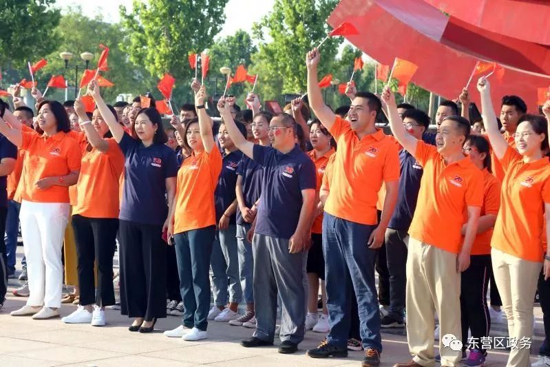 我和我的祖国快闪东营市河口区,东营区快闪