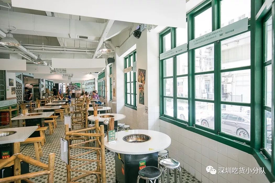 竹架子火锅，有5层高，一筐一筐吃