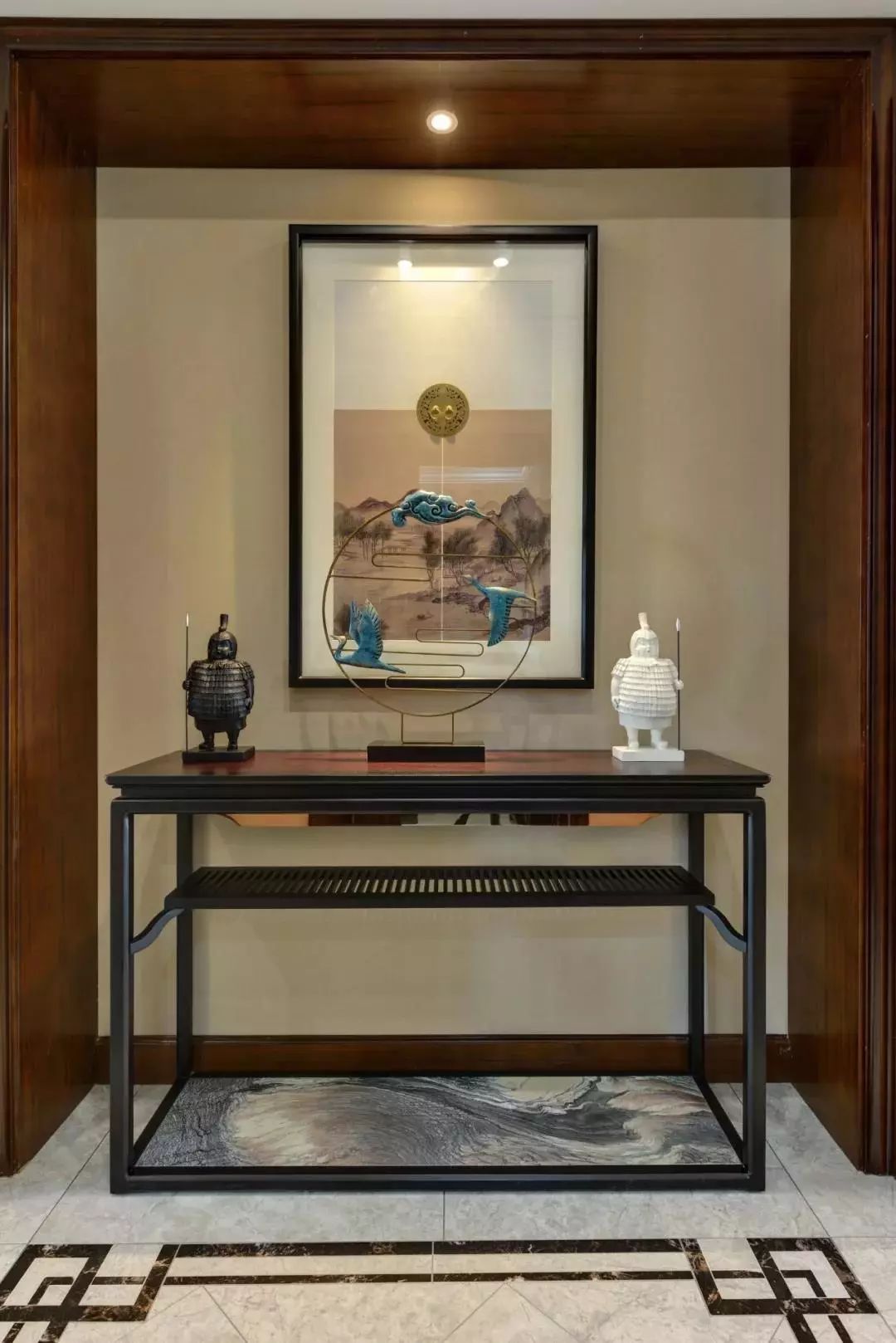 100个经典玄关案例,新中式玄关设计图片大全集