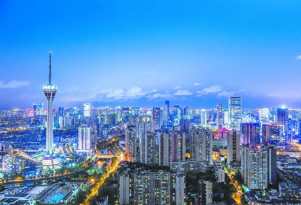 成都美图夜景,高清成都美景的图片
