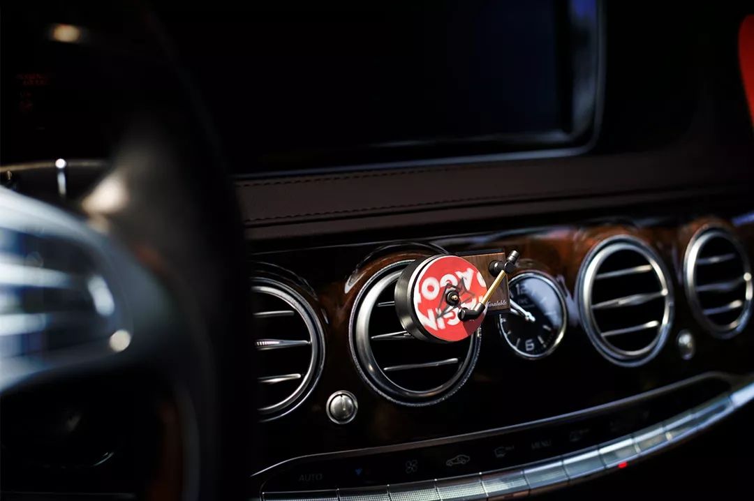 复古唱片车载香水,车载香熏复古唱片